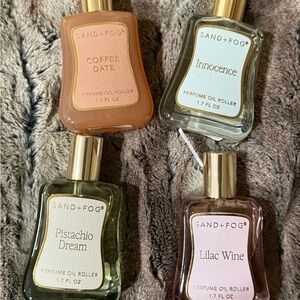 Perfume Oil Roller Set - Coffee Date, Innocence, Pistachio Dream, Lilac Wine